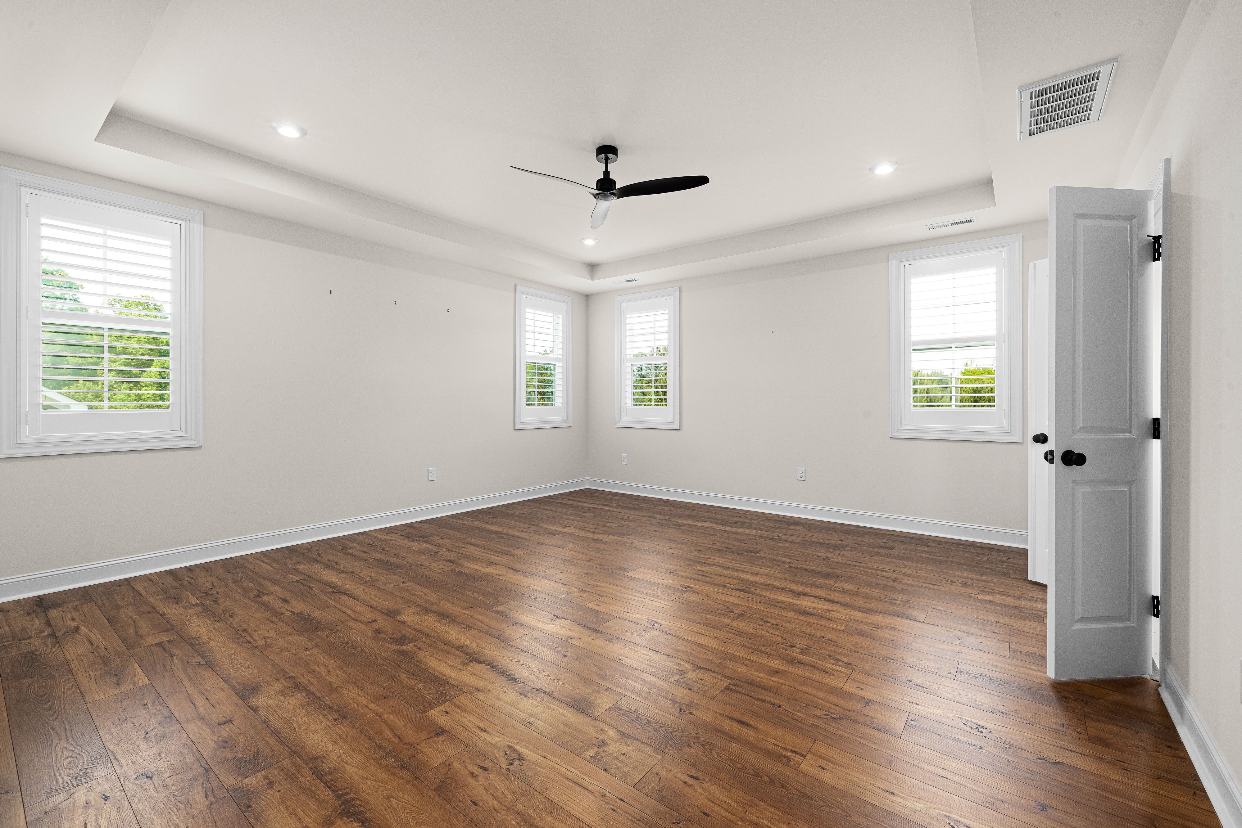 Bedroom before staging
